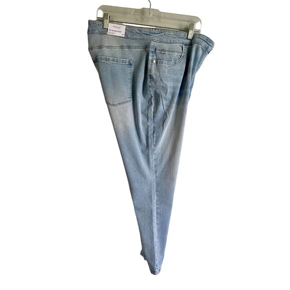 Skinnygirl Mid Rise Skinny Crop Light Wash Jeans Women's Size 16W NEW NWT - Picture 3 of 11